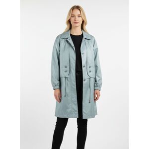 Rainshedder Light Blue Iridescent Belted Trench Rain Coat PM